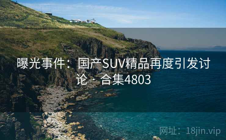 曝光事件:国产SUV精品再度引发讨论 · 合集4803 曝光事件:国产SUV精品再度引发讨论 · 合集4803